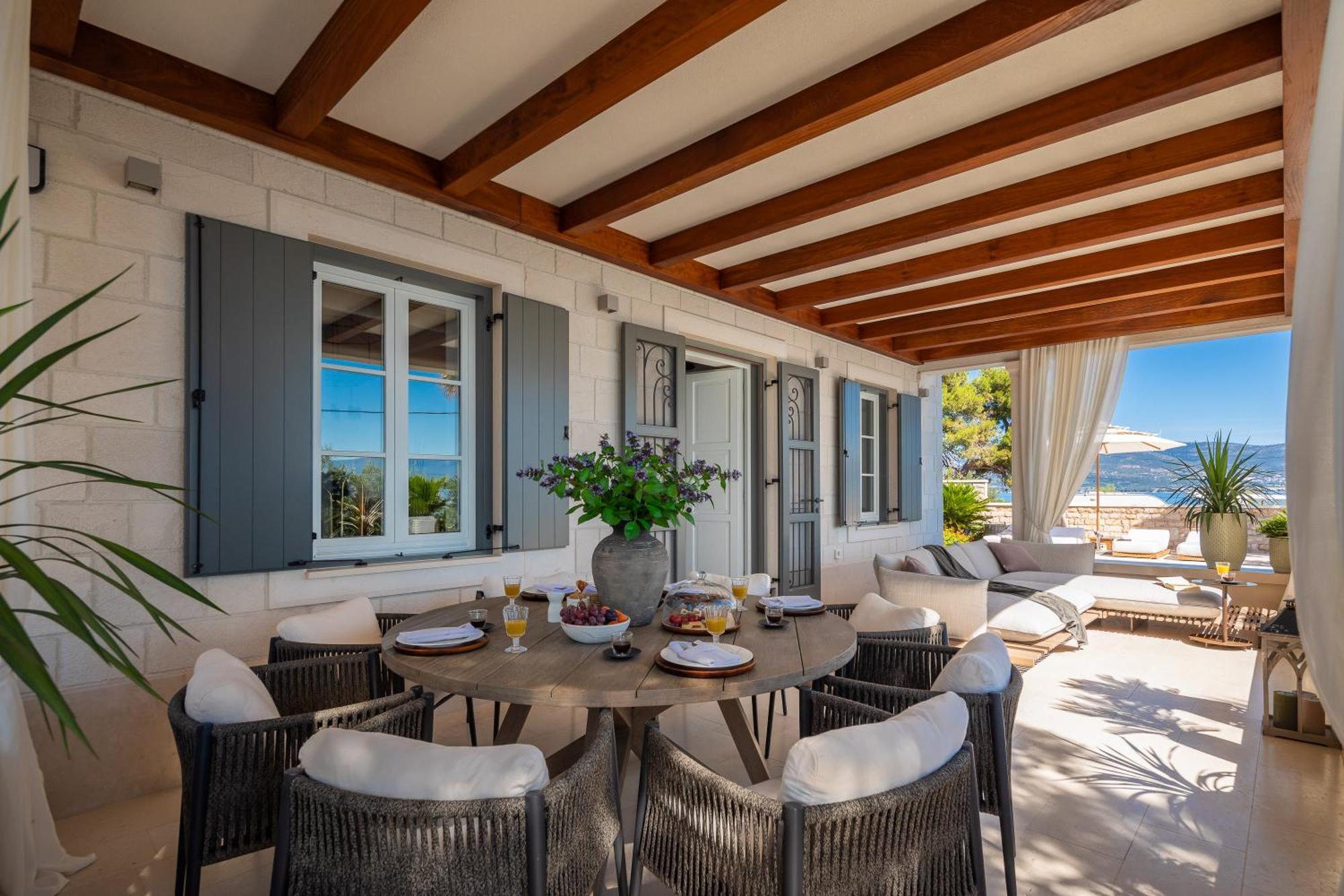 Villa L'orizzonte Slatine Esterno foto